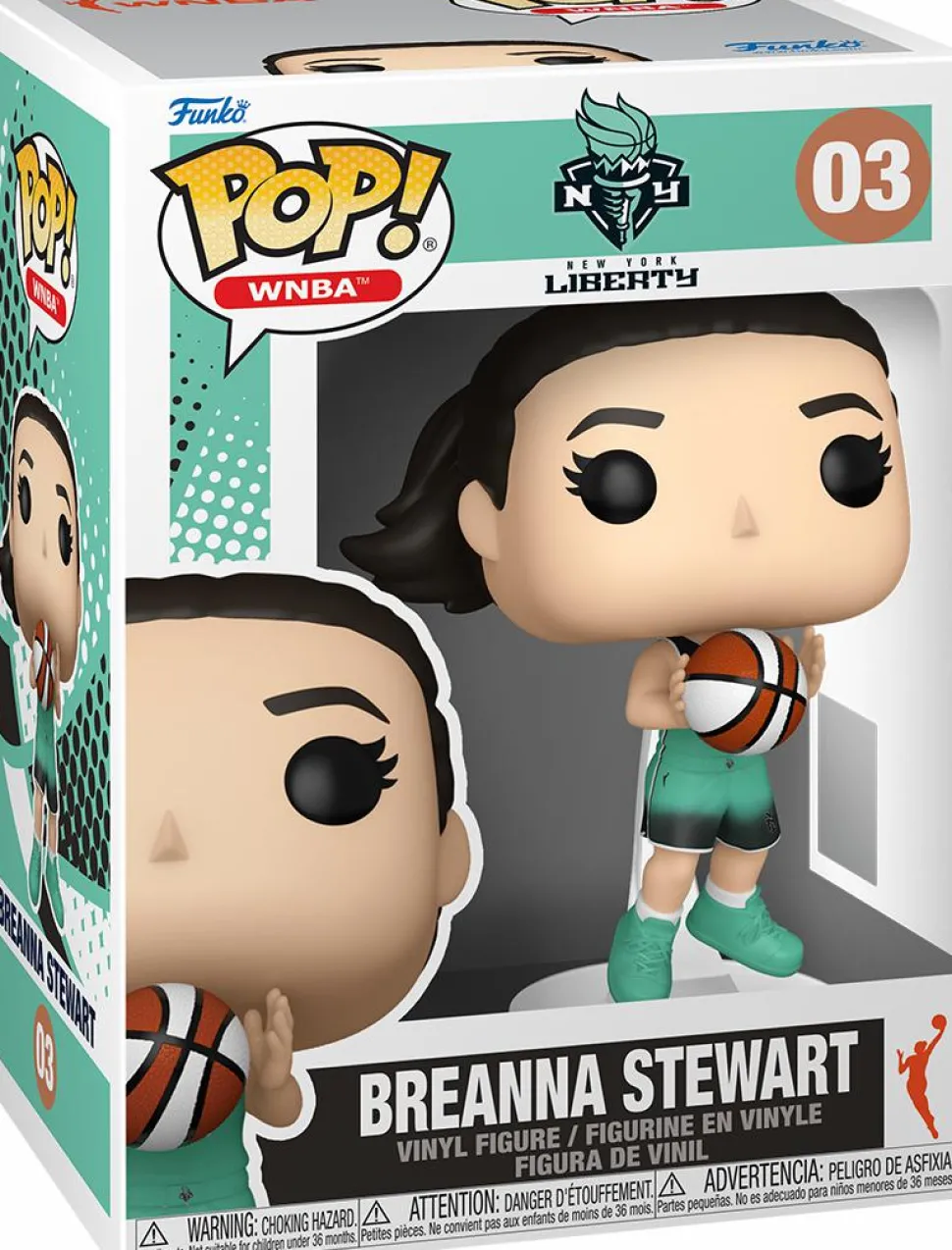 WNBA Basketball - Breanna Stewart (New York Liberty) Pop! Vinyl Figure
