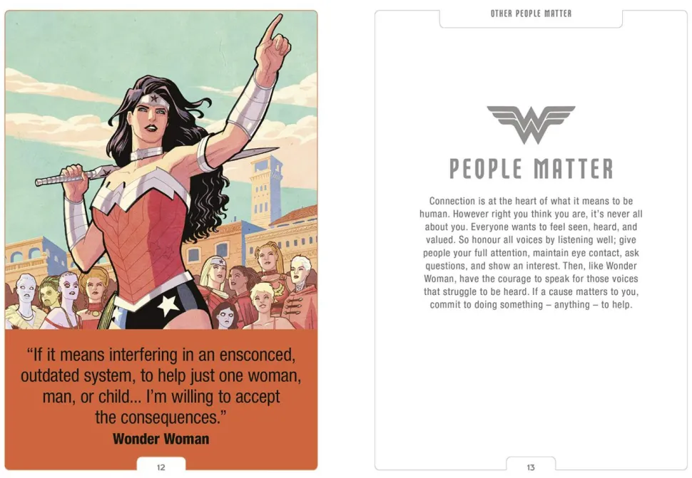 Wonder Woman - Be More Wonder Woman: Fearless Thinking From a Warrior Princess Hardcover Book