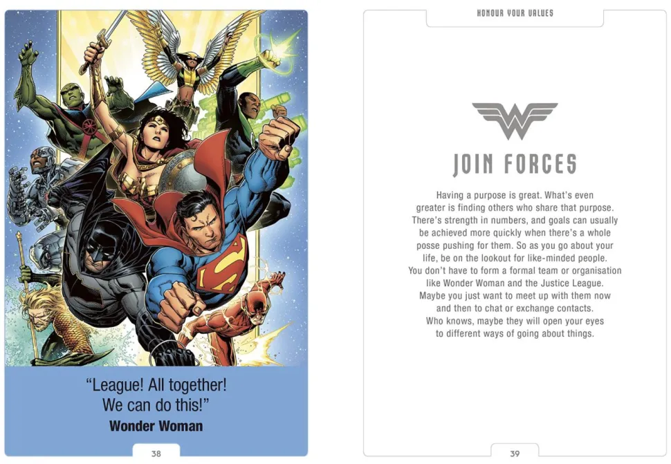 Wonder Woman - Be More Wonder Woman: Fearless Thinking From a Warrior Princess Hardcover Book