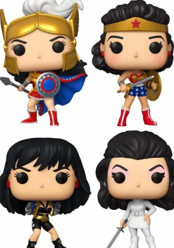 Wonder Woman - 80th Anniversary Pop! Vinyl Bundle (Set of 4)