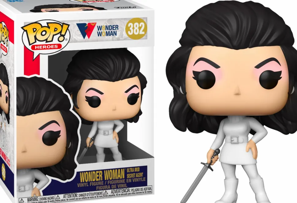 Wonder Woman - Wonder Woman Ultra Mod Secret Agent 80th Anniversary Pop! Vinyl Figure