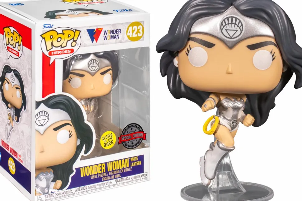 Wonder Woman - Wonder Woman White Lantern 80th Anniversary Glow in the Dark Pop! Vinyl Figure