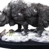 Wonders of the Wild - Elasmotherium Rhino (Winter Version) 5” Statue