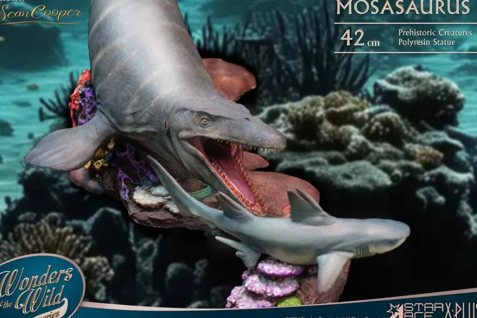 Wonders of the Wild - Mosasaurus Deluxe 16" Statue