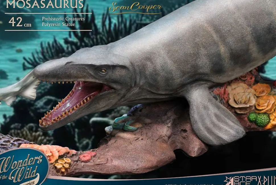 Wonders of the Wild - Mosasaurus Deluxe 16" Statue