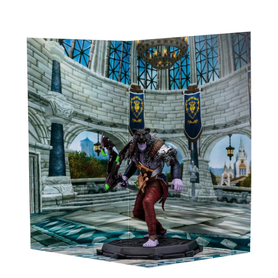 World of Warcraft - Elf Druid & Elf Rogue (Epic) 1/12th Scale Posed Figure
