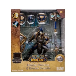 World of Warcraft - Human Warrior & Human Paladin (Common) 1/12th Scale Posed Figure