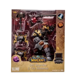 World of Warcraft - Orc Warrior & Orc Shaman (Epic) 1/12th Scale Posed Figure
