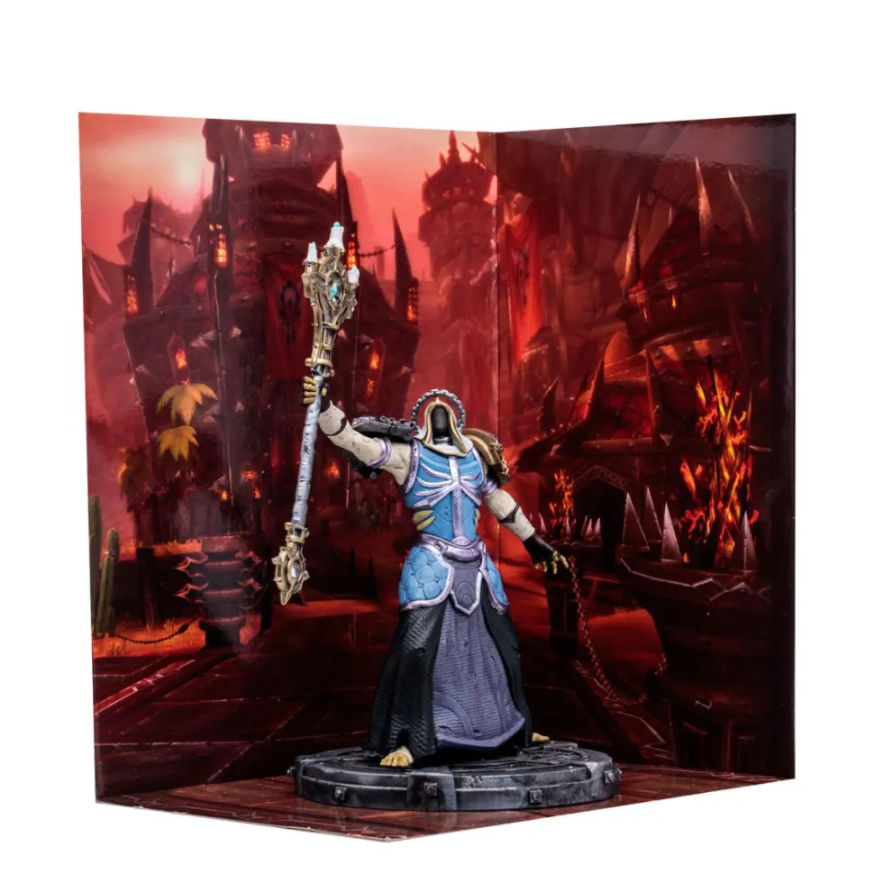 World of Warcraft - Undead Priest & Undead Warlock (Epic) 1/12th Scale Posed Figure