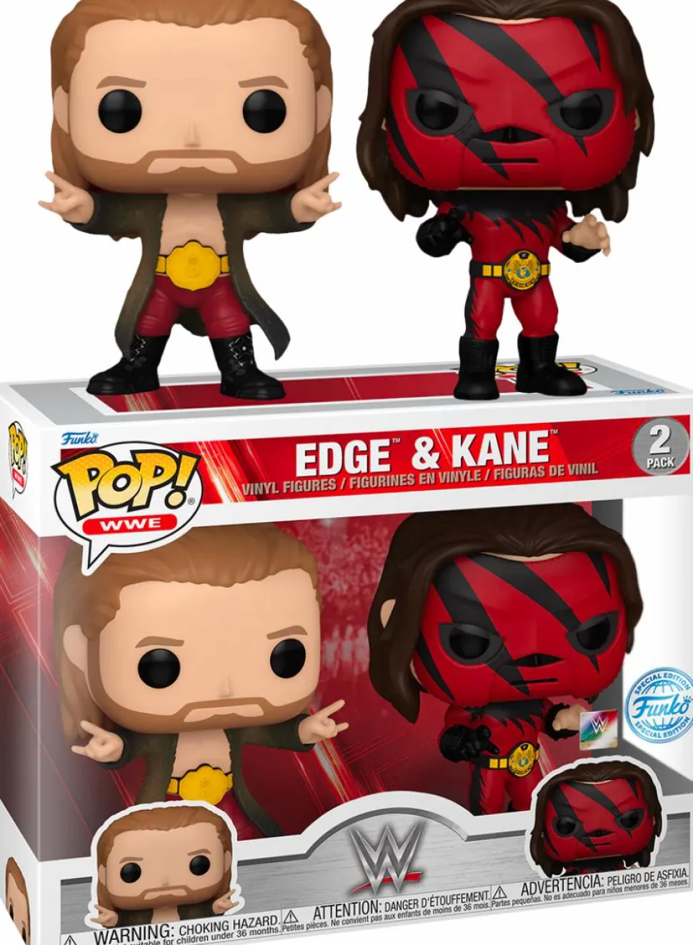 WWE - Edge & Kane Pop! Vinyl Figure 2-Pack