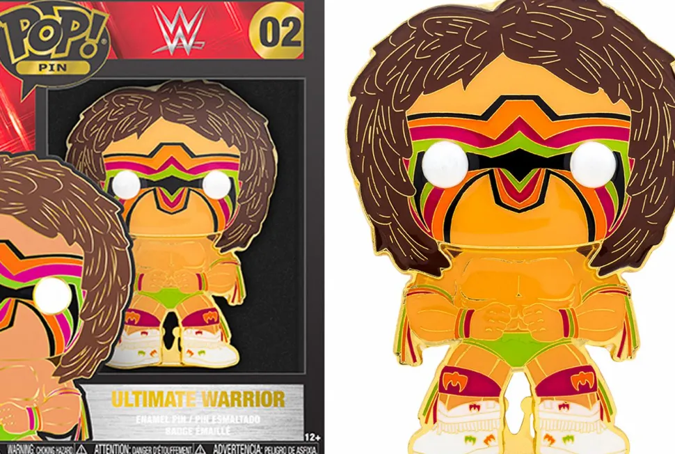 WWE - Legends House 4" Pop! Enamel Pin Bundle (Set of 4)