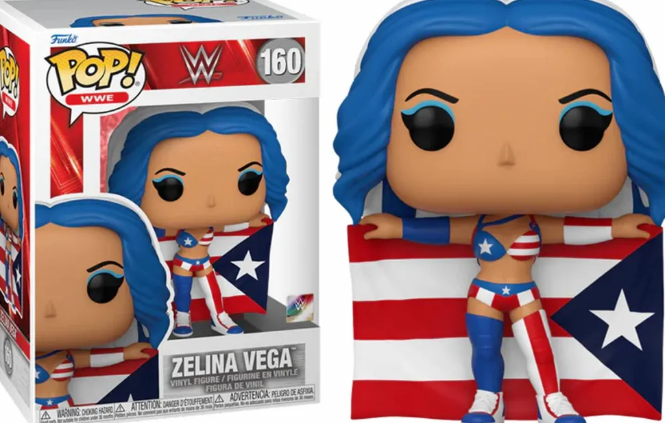 WWE - Zelina Vega with Flag Pop! Vinyl Figure