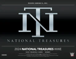 WWE Wrestling - 2024 Panini National Treasures WWE Trading Cards Hobby Box (Display of 1)