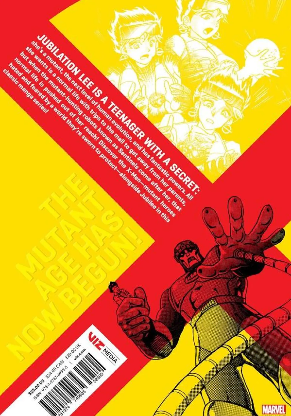 X Men - The Manga: Remastered Volume 01 Manga Paperback Book