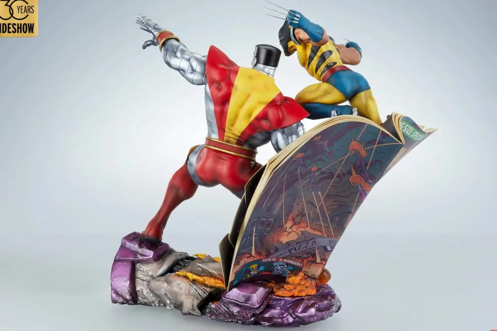X-Men - Colossus & Wolverine: The Fastball Special 18" Statue