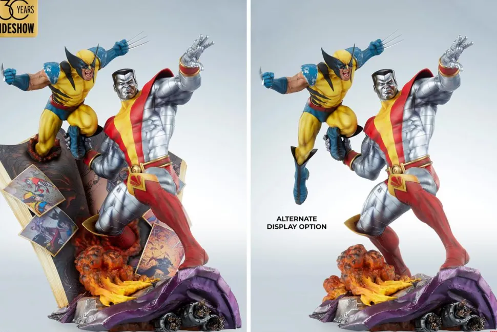 X-Men - Colossus & Wolverine: The Fastball Special 18" Statue