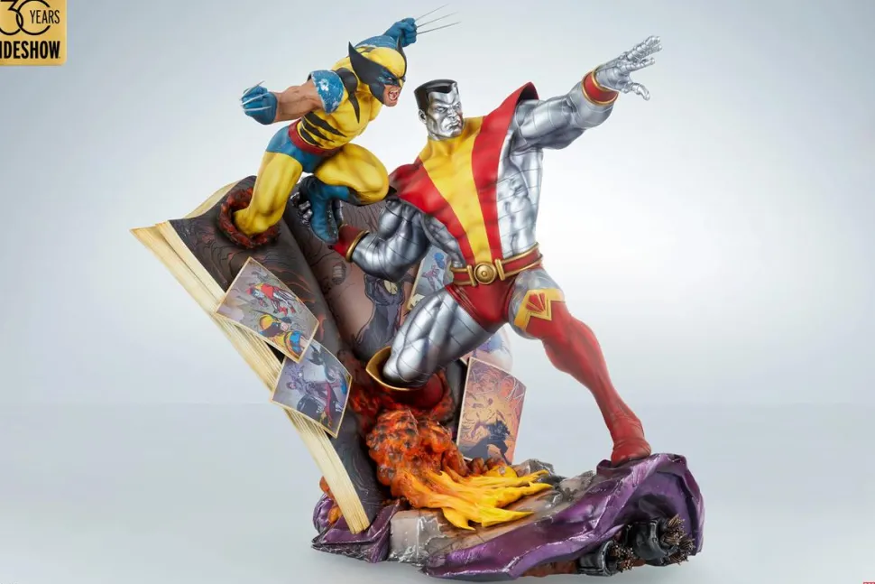 X-Men - Colossus & Wolverine: The Fastball Special 18" Statue