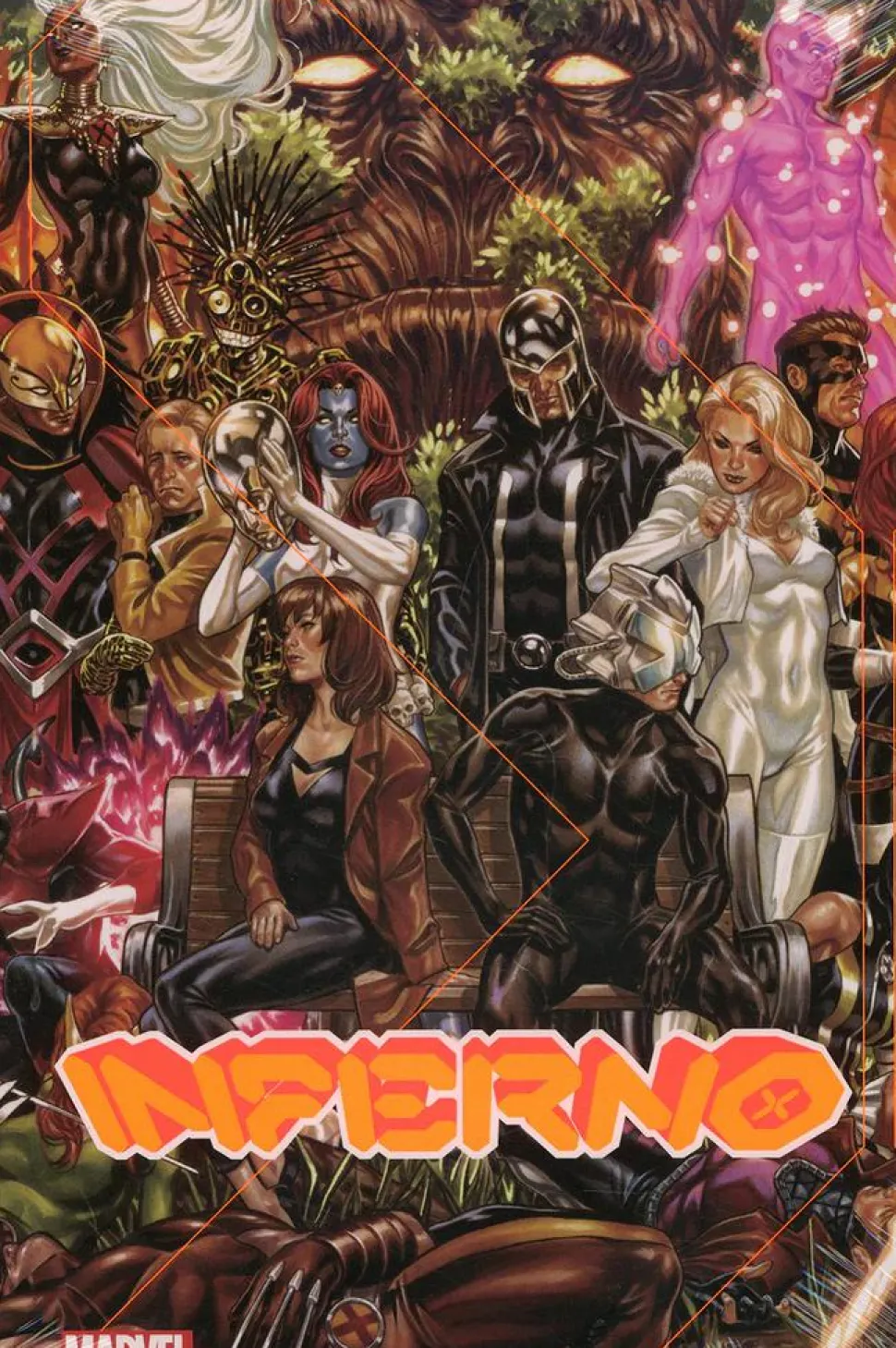 X-Men - Inferno Hardcover Book (DM Variant Cover)