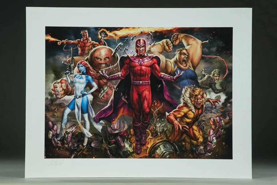 X-Men - Magneto & the Brotherhood of Mutants Premium Art Print by Ian MacDonald (RS)
