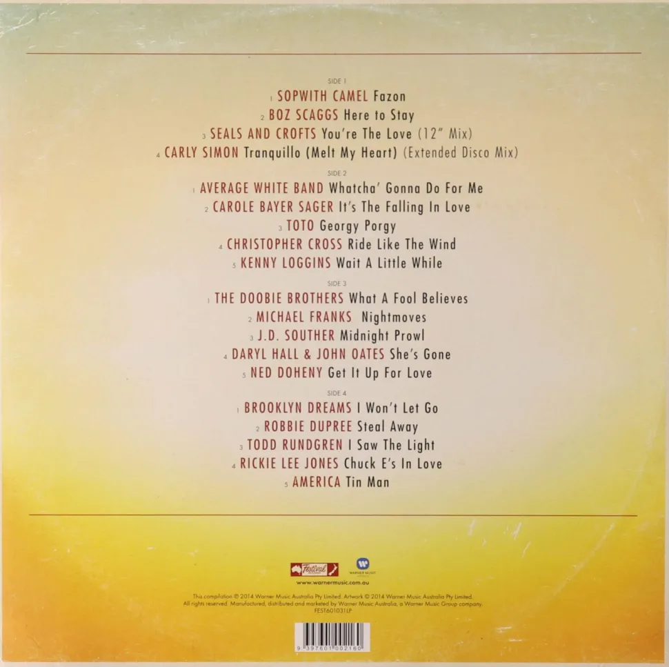 Yaorcht Rock Compilation 2xLP Vinyl Record