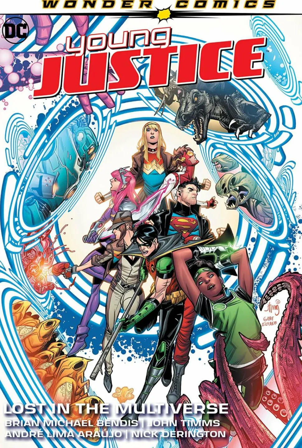 Young Justice - Volume 02 Lost in the Multiverse Hardcover Book