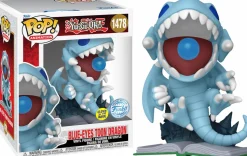 Yu-Gi-Oh! - Blue Eyes Toon Dragon Glow-in-the-Dark Super Sized 6" Pop! Vinyl Figure