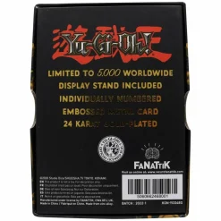 Yu-Gi-Oh! - Jinzo Limited Edition 24K Gold Plated Metal Card