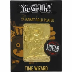 Yu-Gi-Oh! - Time Wizard Limited Edition 24K Gold Plated Metal Card