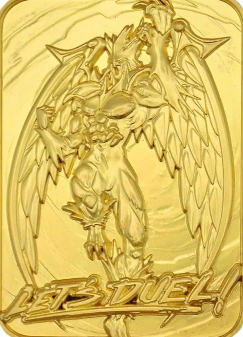 Yu-Gi-Oh! GX - Elemental Hero Avian Limited Edition 24K Gold Plated Metal Card