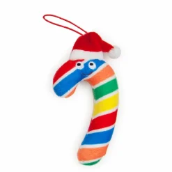 Yummy World - Candy Cane 4” Plush Ornament 4-Pack