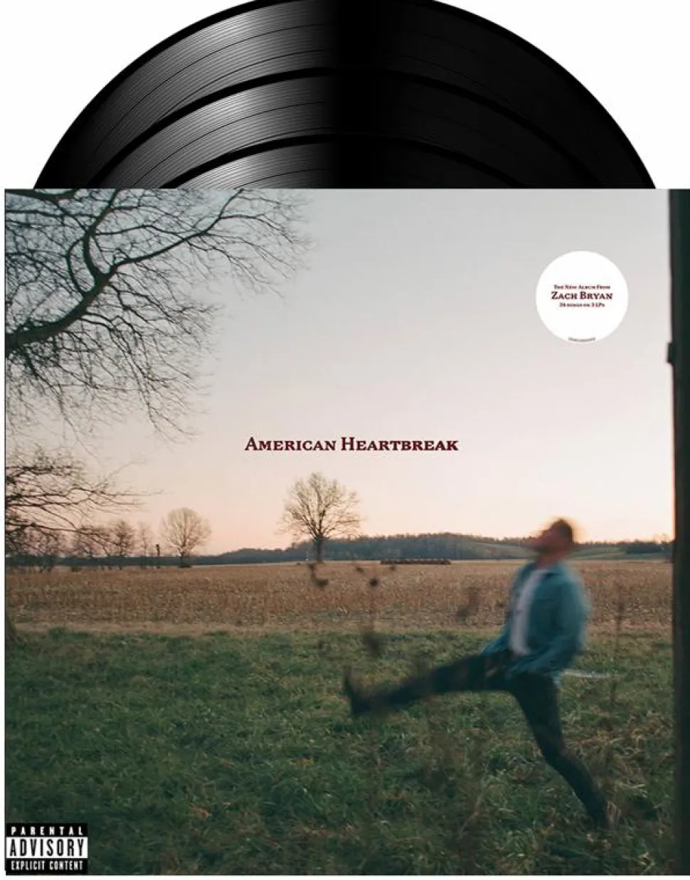 Zach Bryan - American Heartbreak 3xLP Vinyl Record