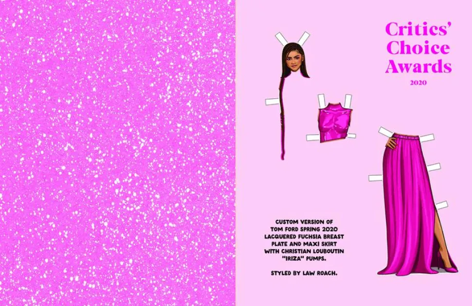 Zendaya - Dress Up Zendaya: A Zendaya Paper Doll Book Paperback Book